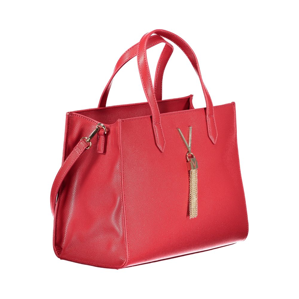 Mario Valentino Rote Polyethylen-Handtasche
